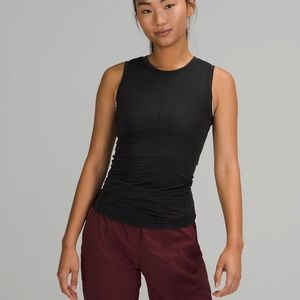 NWT LULULEMON LIGHTWEIGHT JERSEY TANK BLACK SIZE 2